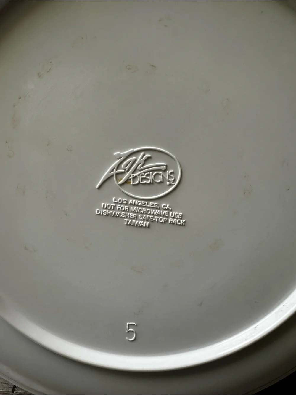 Rare Disney 101 Dalmatians Plate By ZAK Designs 1990's Vintage Dogs Collectible